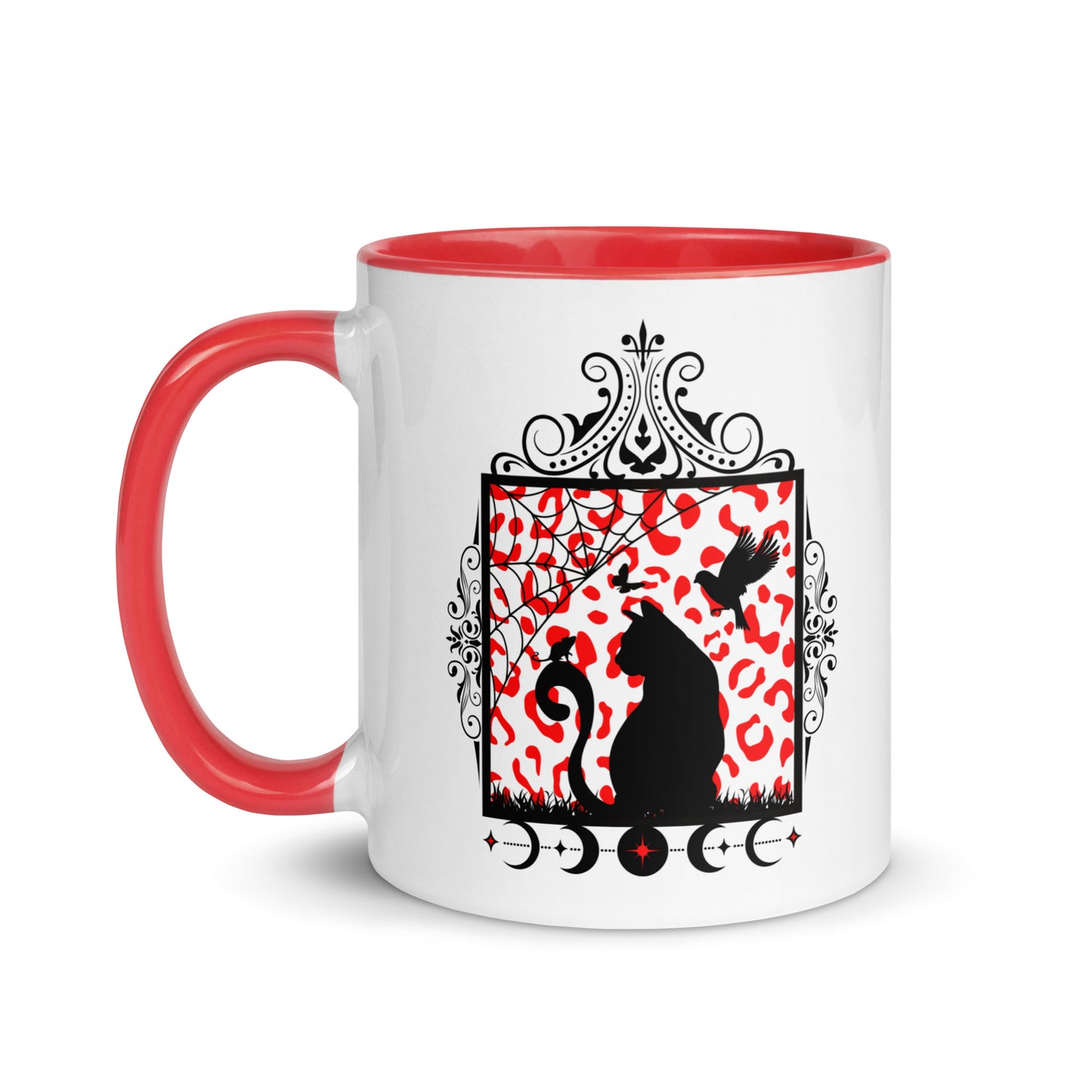 Moon Cat Mug with Color Inside