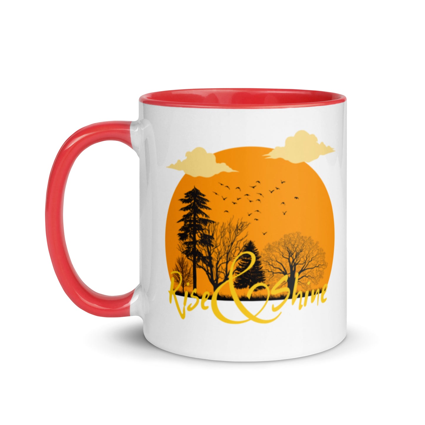 Rise & Shine Mug with Color Inside