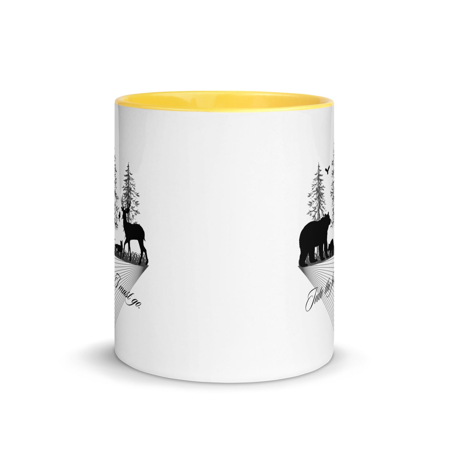 Mug with Color Inside Into the Forest